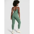 thumbnail image 3 of Victoria's Secret PINK The Wave Soft Seamless Runsie in Fresh Forest - Extra Small, 3 of 3
