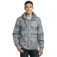 thumbnail image 1 of Chaqueta aislante con estampado de pinceladas de Port Authority, 4XL, gris Autoridad Portuaria J320, 1 of 1