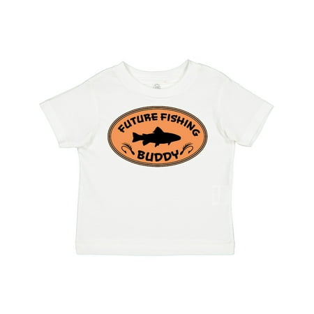 

Inktastic Future Fishing Buddy Gift Toddler Boy or Toddler Girl T-Shirt