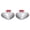 White, variant on Vehicle Blind Spots Reflectors Glass, 360 Degree Adjustable, Easy Installation Lens for Better Rear View