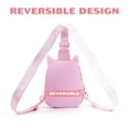 thumbnail image 3 of Yoolife Unicorn Initial Crossbody Bags for Women, Travel Sling Gift Bag for Her, Backpack, Birthday Gifts for Women, Travel Essentials, Pink, C, 3 of 8