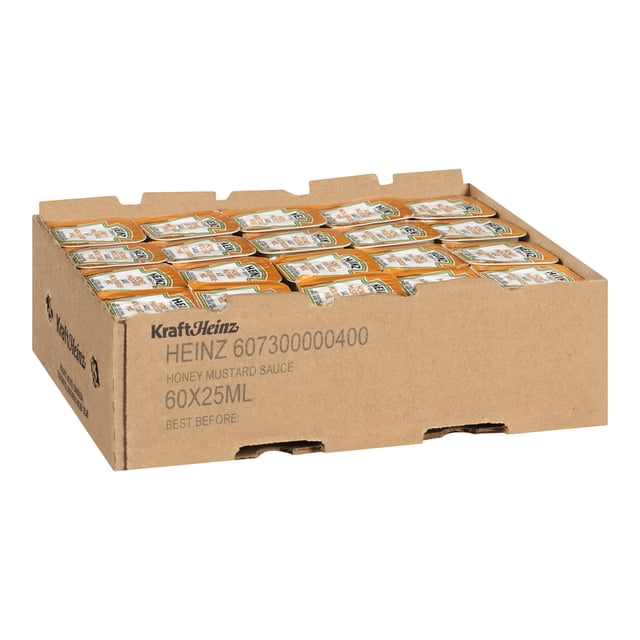 Moutarde au Miel Heinz, Portion / 25 Ml/unité, 120 Unités/caisse