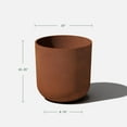 thumbnail image 2 of Veradek Patina Series Kona Plastic-Steel Planter - (15 inch, 2 Pack), 2 of 8