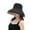 Black, variant on Women's Bucket Hat Reversible Floppy Beach Hats Camp Soft Light Wide Brim Hat Canvas Cotton Fishing Cap Foldable Summer UPF Sun Protection Black One Size