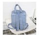 thumbnail image 3 of Mochila De Mezclilla Estilo Informal Mochilas De Jeans Ligeras Mochila De Viaje Retro Clásica-Mochila De Mezclilla Vintage para Computadora Portátil Lona Informal, 3 of 5