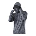 thumbnail image 3 of Sudadera con capucha Sunnimix protección solar Para hombre Fina protección Contra Sarpullidos Para Pescar Al Aire libre verano XXXL Gris oscuro, 3 of 8