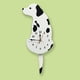 thumbnail image 3 of Reloj de pared acrílico con forma de perro con cola oscilante para decoración de habitación de niños, reloj con foto Blanco, 3 of 5