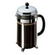 thumbnail image 4 of Cafetera de prensa francesa Bodum Chambord de 51 oz, vidrio de borosilicato de alto calor, acero inoxidable pulido – Fabricada en Portugal, 4 of 4