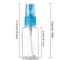 thumbnail image 3 of WUJDF 1 Pcs Spray Bottles Clear Plastic Spray Bottles Small Spray Travel Size Fine Mist Perfume Bottle Refillable Mini Empty Spray Bottle for Perfume Hair Travel Refillable Containers（3.4Oz/100Ml ）, 3 of 8