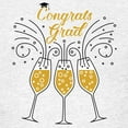 thumbnail image 3 of CafePress - Congrats Grad Champagne T Shirt - Light T-Shirt Kids XS-XL, 3 of 4