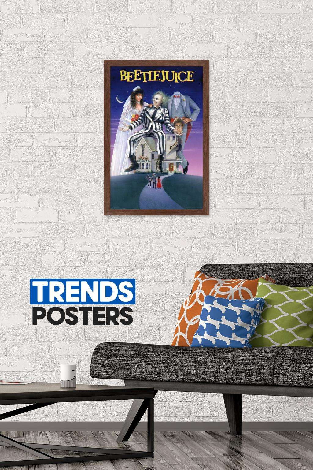 Beetlejuice - One Sheet Wall Poster, 14.725" x 22.375", Framed