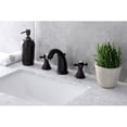 thumbnail image 2 of Kingston Brass KB4985BX Metropolitan Widespread Bathroom Faucet with Pop-Up Drain, Oil Rubbed Bronze, 2 of 8