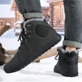 thumbnail image 7 of LASUDRAA Men's Snow Boots Waterproof Warm Fur Lined Winter Hiking Boot Non-Slip Outdoor Ankle-High High-Top Shoes, 7 of 7