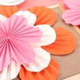 thumbnail image 3 of 9 Pcs Paper Flowers Decorations Paper Decorations Hanging Paper Fan Decorations Flower Birthday Wedding Baby Shower Decorations, 3 of 8