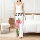 thumbnail image 4 of Balery Hello Summer Gnome Pantalones de pijama para mujer, pijamas ultraligeros, pantalones de estar por casa-3X-Large, 4 of 6