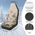 thumbnail image 7 of Uorisanigo Car Seat Covers 2pcs Forest Butterfly Print High Back Front Seat Cushion Covers Auto Interior Accessories Universal Driver Seats Cover for Women Men, All Weather Protection, 7 of 7