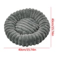 thumbnail image 3 of Round Calming Donut Pet Bed for Small Dogs and Cats, Washable Cozy Cuddler, 40x40cm, 3 of 7