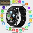 thumbnail image 2 of Cell Phone Watch with Slot for SIM Card, Multifunctional Smart Watch for Women Men with Music Player Fitness Tracker, 2 of 6