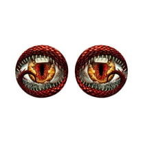 Beast Eyes Headlight Decals Pair, Beast Decals for Jeep Truck, Eye Headlight Decal, Round Eye Headlight Decal, Car Accessories, 3D Stereo Eyes Stickers Decal, Car Body Window Bumper Decoration