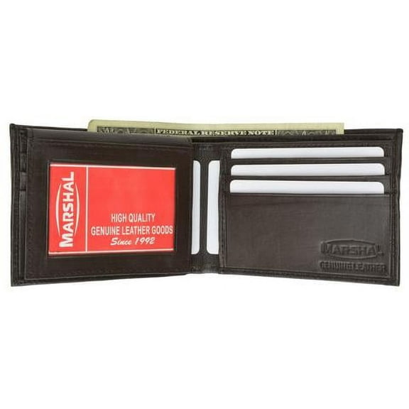 Men's genuine leather bifold wallet 1153
