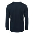 thumbnail image 4 of 2 Pack Men's Cotton T-Shirts with Ridded Cuff Crew Neck Long Sleeve Classic Fit Tee S-3XL Regular Big & Tall Breathable Casual Menswear Top Streetwear, 4 of 4