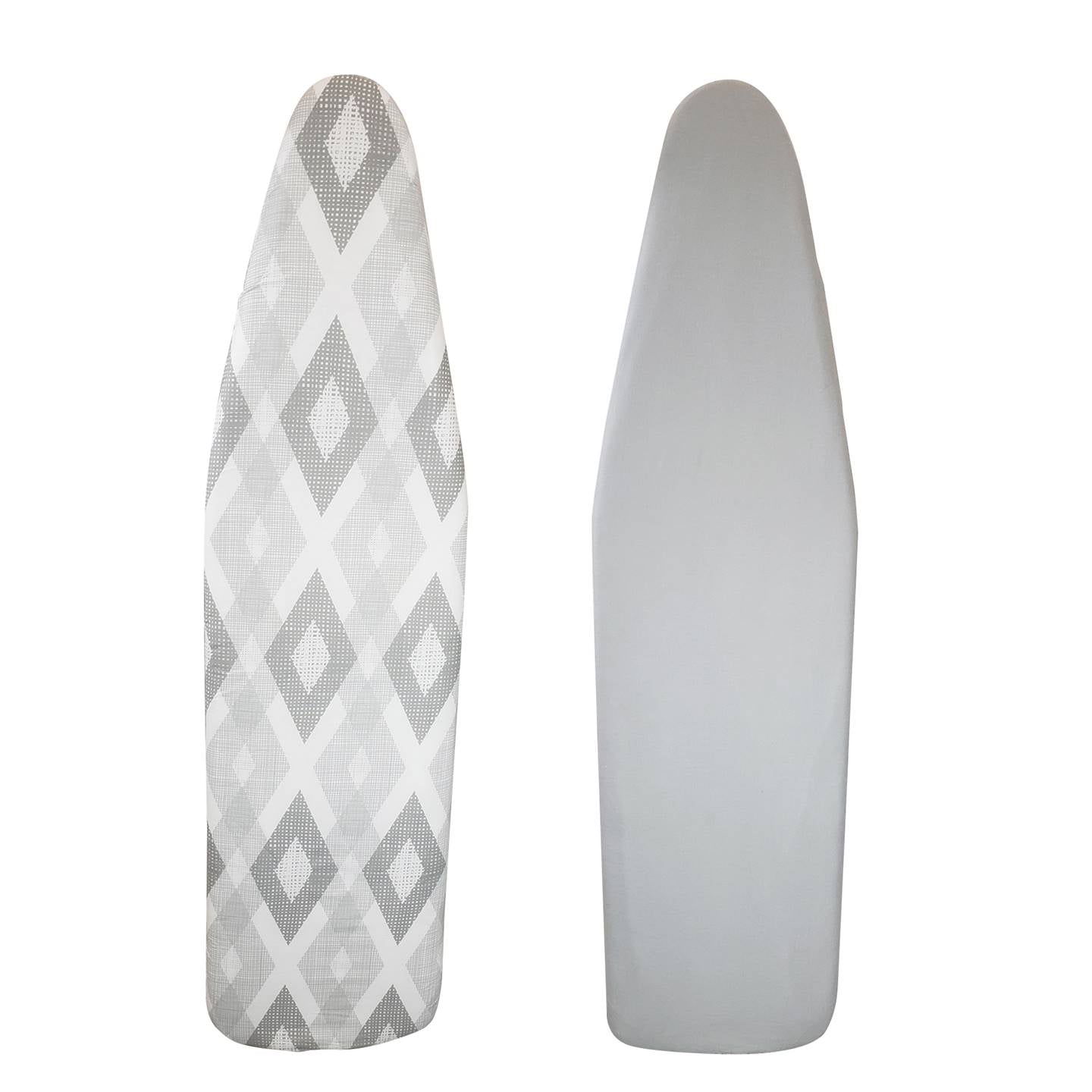 Grey/White Stripe HOMZ Premium Standard Width Ironing Board Cover and Pad 
