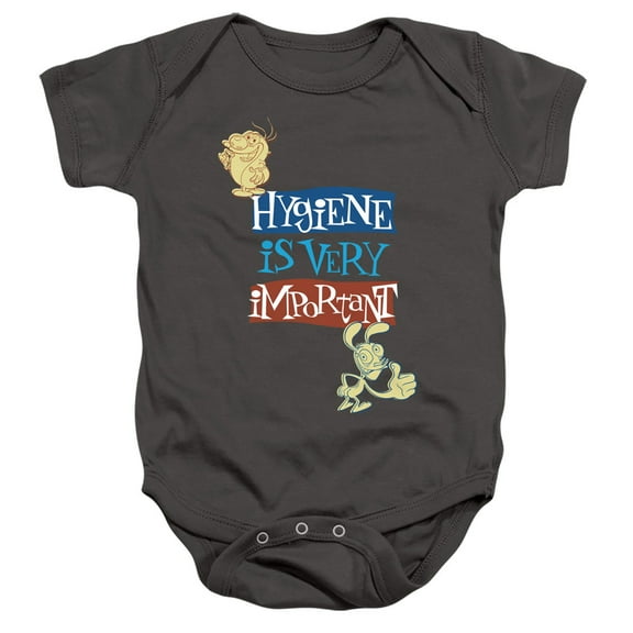 Ren And Stimpy Hygiene Is Very Important Unisex Infant Snap Suit for Baby