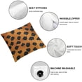 thumbnail image 4 of BANET Throw Pillow Cover Pillow case Soft Faux Fur Animal Skin Pillows Decorative Cushion Cover for Home Couch Bed Sofa,Double Side ed 18x18in, 4 of 5