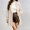 Beige hooded fleece jacket women a1, variant on Women's Hooded Fleece Jacket Long Sleeve Solid Color Loose Fit Winter Coat Casual Fashion Fall Winter Outfit, White S