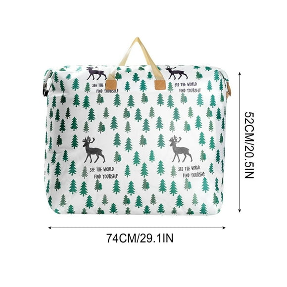Fiudx Bolsa de Almacenamiento de Gran Capacidad, Diseño Plegable, Tela No Tejida Transpirable, Asas Reforzadas para Uso Intensivo, Organizador Multiusos para El Hogar, Almacenamiento de Colchas y Man