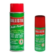 Ballistol 6 oz Multi-Purpose Oil Lubricant Cleaner Protectant and 1.5oz Aerosol Spray Bundle