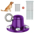 thumbnail image 6 of Swivel Tie Out Stake for Large Dogs,  Camping Gear with Dog Runner Leads for Yard, 6 of 7