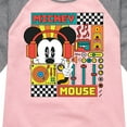 thumbnail image 3 of Disney - Mickey Mouse Rhythm Waves - Toddler & Youth Girls Raglan Graphic T-Shirt, 3 of 5