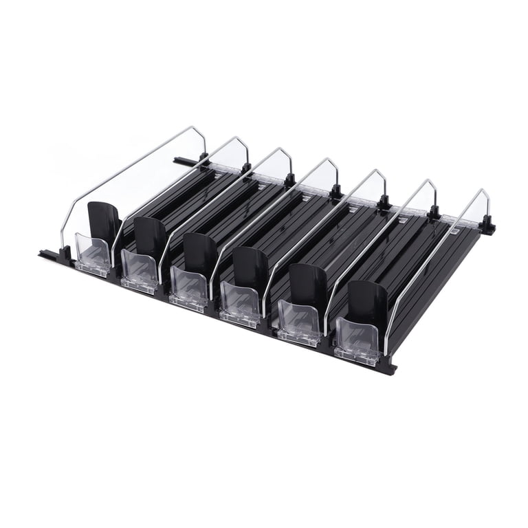 Aestri Automatic Drink Pusher Glide 6 Row Adjustable Width Self Pushing ...