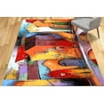 thumbnail image 2 of Gift For Her Rugs, Abstract City Rug, Outdoor Rug, Landscape Rug, Colorful City Painting Rugs, Large Rug, City View Rugs, Small Rug, 1.7'x2.3' - 50x70 cm, 2 of 8
