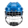 thumbnail image 1 of Casco de hockey, casco de rugby, protector de cabeza acolchado suave con rejilla para interiores De 52 cm a 58 cm, 1 of 9