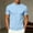Light Blue, variant on Mens Mock Neck T Shirts Short Sleeve Mock Turtleneck Undershirt Loose Fit Summer Casual Basic Tees Light Blue