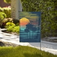 thumbnail image 4 of Wukai Palm Trees Garden Flags Double Sided Welcome Garden Yard House Flags Outside Outdoor House (Only Flag), 4 of 8