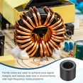 thumbnail image 5 of Uxcell 20Pcs Toroid Ferrite Core, 31mm OD x 19mm ID x 29mm H Ferrite Ring Chokes Strong Round Magnet to Reduce Signal Loss, Black, 5 of 6