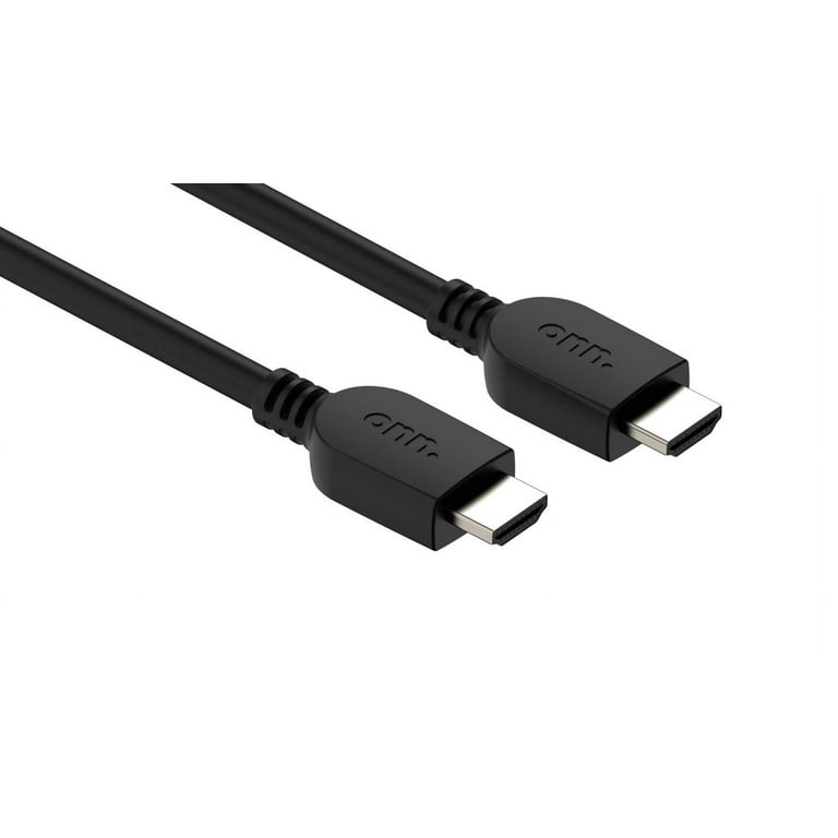 onn. 6' Display Port to Display Port Cable, Black