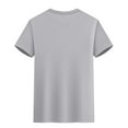 thumbnail image 6 of Mens Basic Tee Shirts Short Sleeve Polo Tops Heavy Weight Crew Neck T-Shirt Casual Soft Fit Summer Tops 2025, 6 of 6