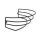 thumbnail image 4 of Estante para Sombreros sobre La Puerta, Gorras de Béisbol, Almacenamiento, Estante para Sombreros Montado en La Pared de Metal, 4 of 7