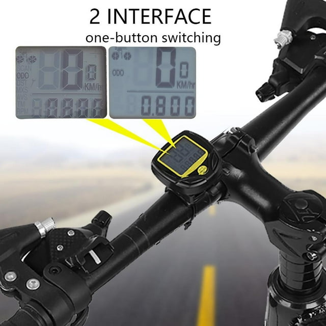 Bike Odometer, Bicycle Computer Lightweight Bike Stopwatch, For Outdoor