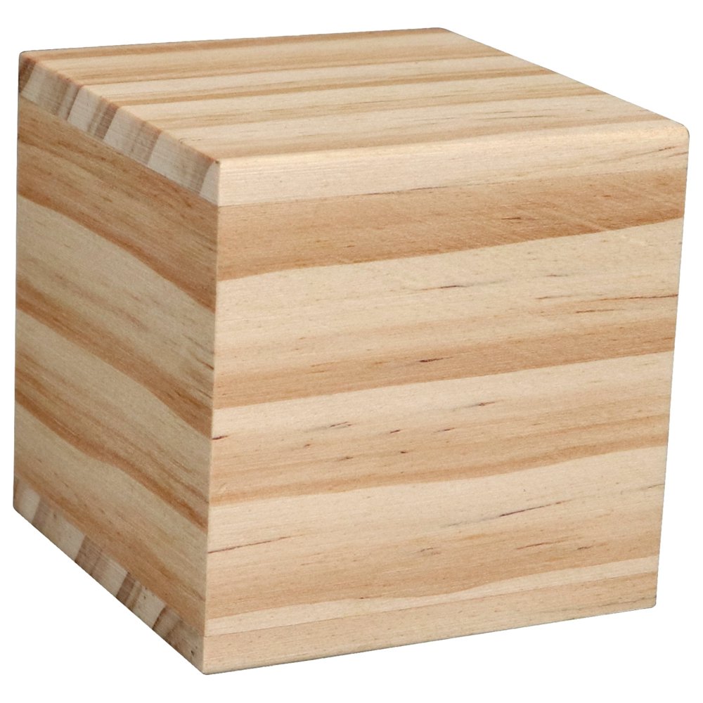 Wooden Box Craftwood Cubes, 2.25 in. 4 Units