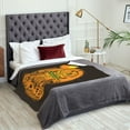 thumbnail image 5 of XMXT Flannel Warm Throw Blanket, Halloween Pumpkin Man Bedroom Decor Blankets for Bed Couch Living Room, 50 x 70 inches, 5 of 9