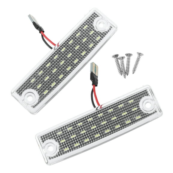 Unique Bargains 2pcs LED License Plate Light Lamp Assembly for Toyota 4Runner 1996-2022 for Toyota Sequoia 6000K, White