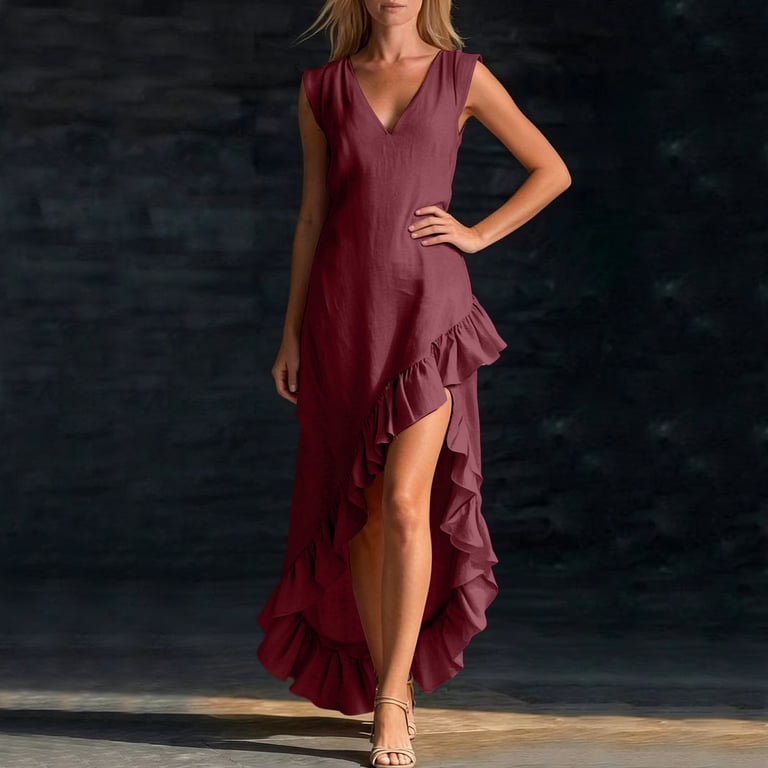 casual prom dresses A line Handmade Flower Long Evening Dresses, Cheap Long Pr – SposaDresses or floor length are all available Women's Prom Dresses | Nordstrom