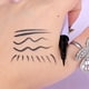 thumbnail image 5 of Delineador de ojos líquido negro mate sedoso, maquillaje ultrafino, resistente al agua, no florece, duradero, fácil de usar, herramientas de cosméticos para los ojos( D03, 5 of 5