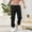 Black, variant on Fnnxeal Mens Chinos Pants- Solid Pull-On Casual Stretch Stylish Cargo Trouser Khaki Pants for Men Size L