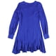 thumbnail image 2 of Vestido ajustado y acampanado para mujer bar III azul 8, 2 of 2